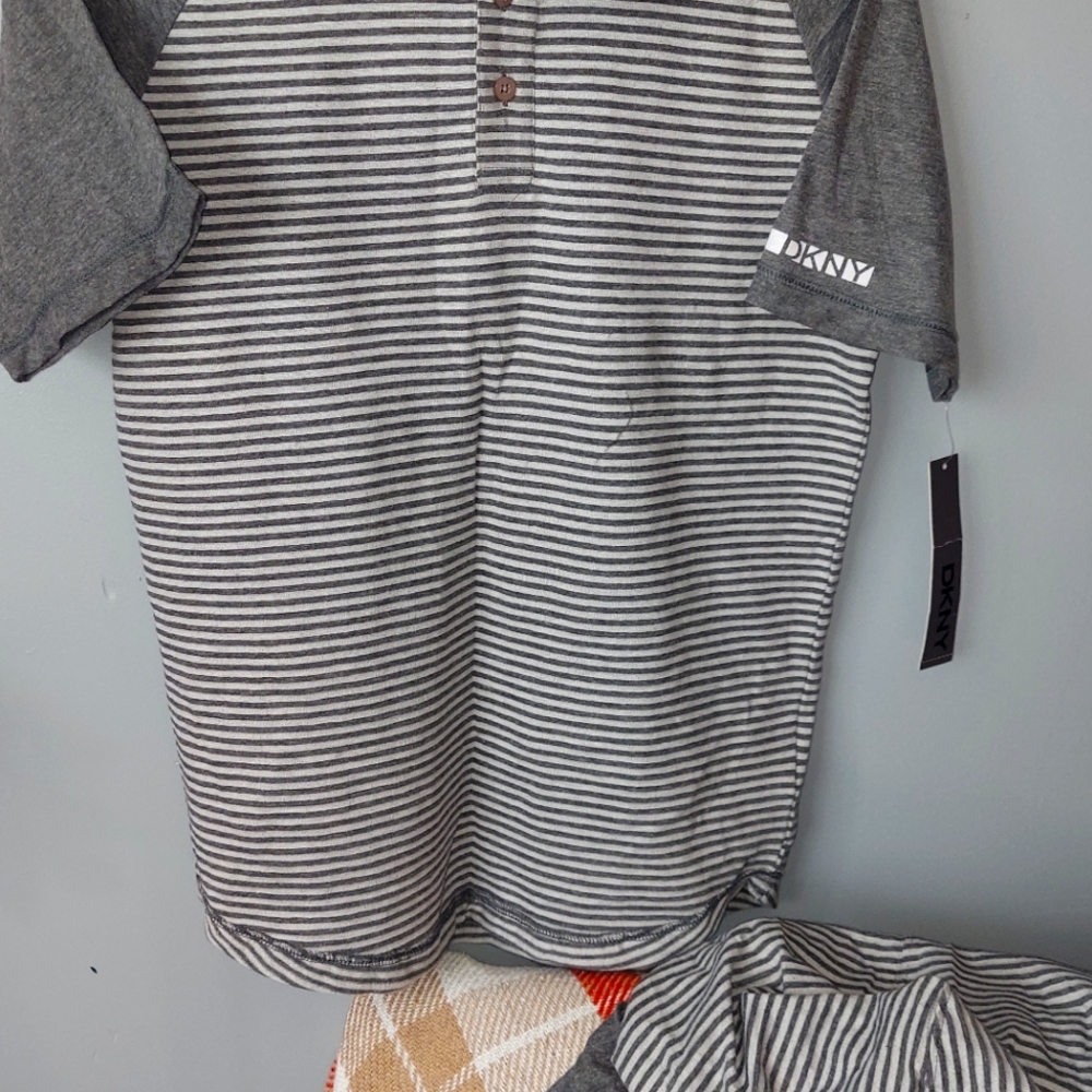 DKNY Pullover Hooded Tshirt